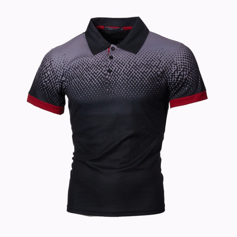 New 3D Printed Men Polo Shirt Summer Fashion Tops Short Sleeves